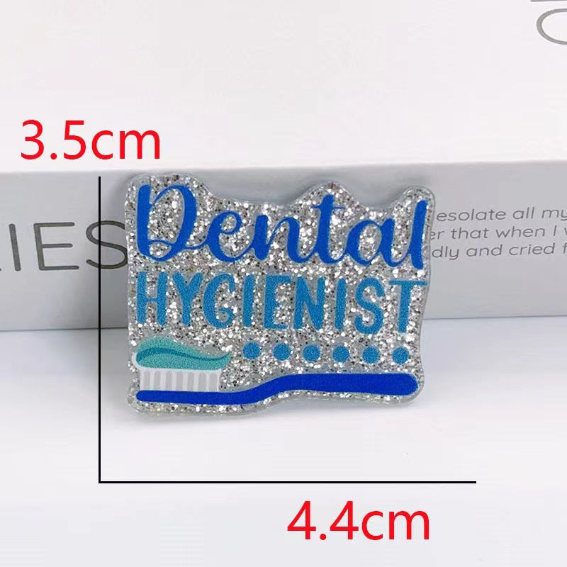 Wholesale 10pcs Cartoon Alphabet Acrylic Flatback