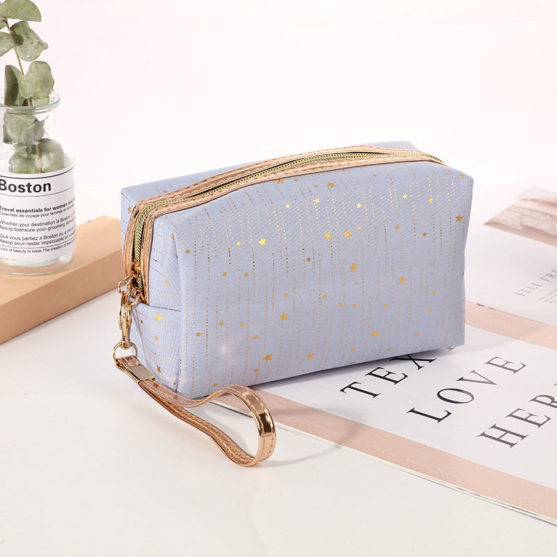 Wholesale Hot Stamping Large Capacity Travel Convenient Cosmetics Storage Portable Toiletry Bag