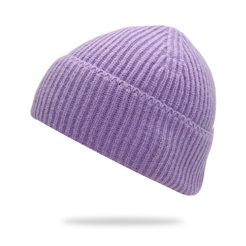 Wholesale Solid Color Knitted Beanie Hat