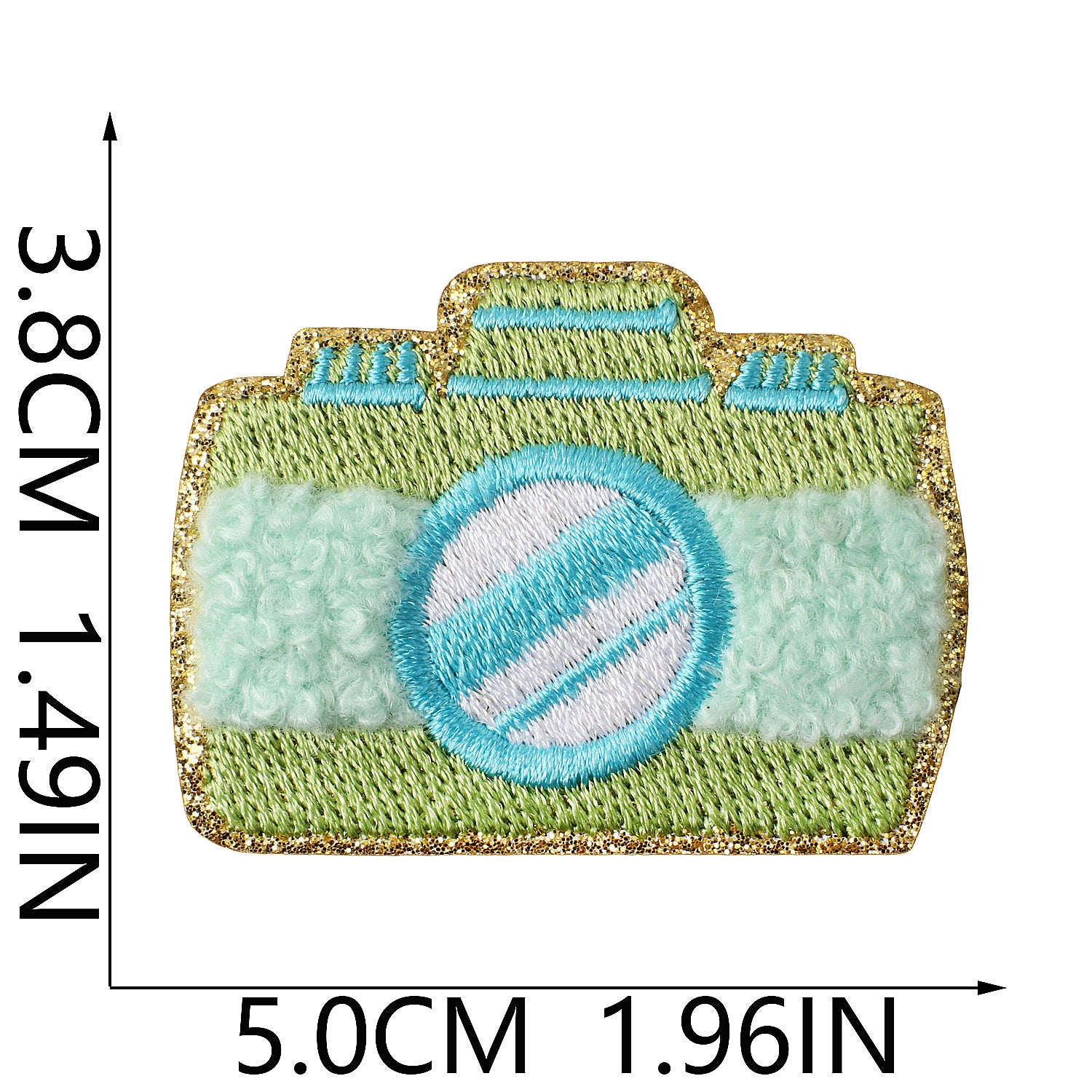 Wholesale Heat Transfer Leather Embroidery Patch With Beach Shell Design For Denim Shorts Decorative Fashion Accessory
