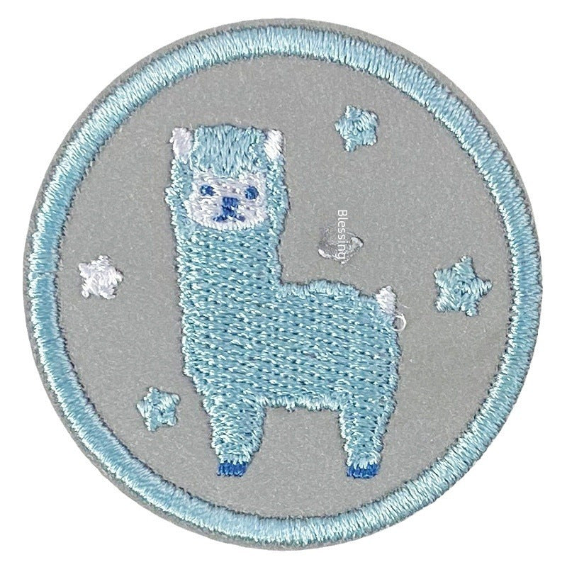 Wholesale Cartoon flower embroidery patch FS