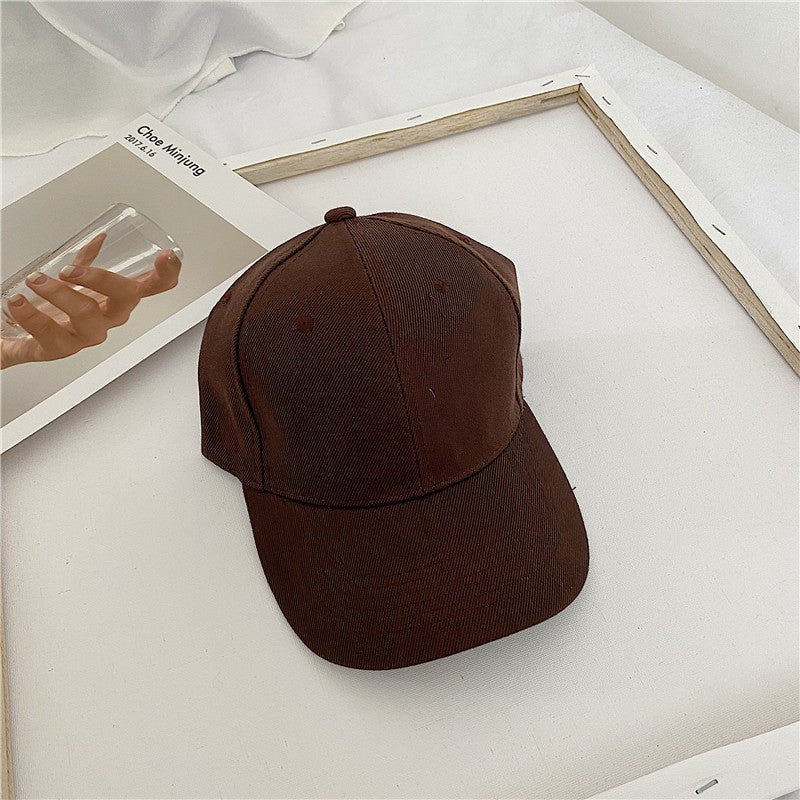 Wholesale 20 colors of black Velcro solid color baseball cap