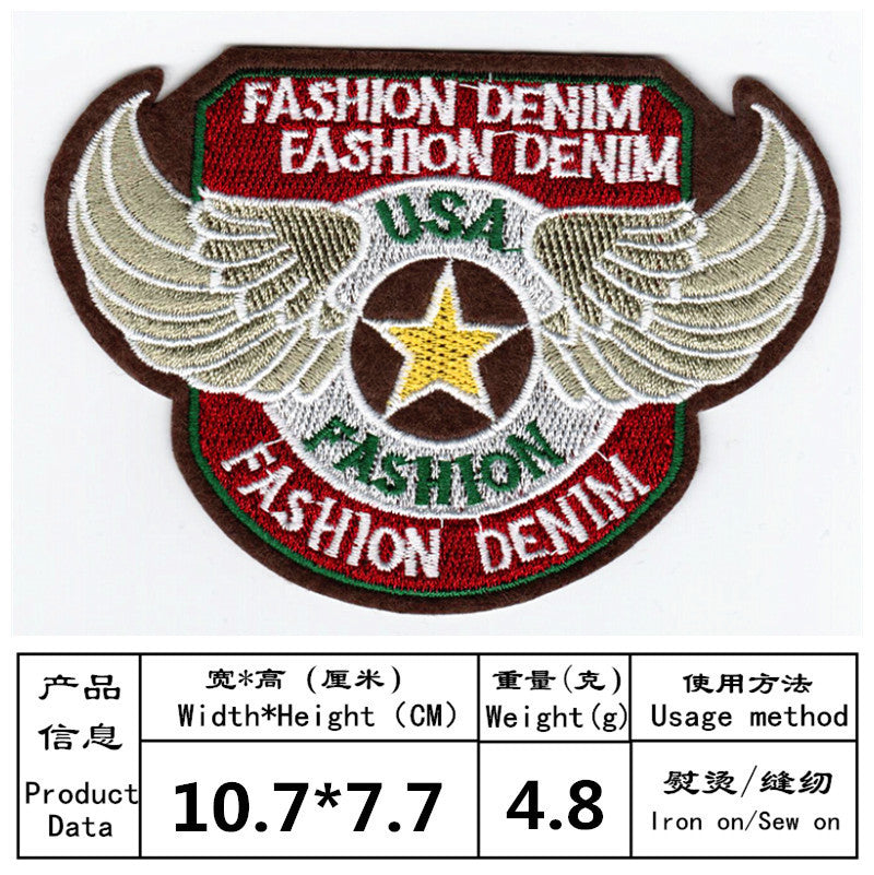 Wholesale Independence Day flag with diverse letters DIY Patches