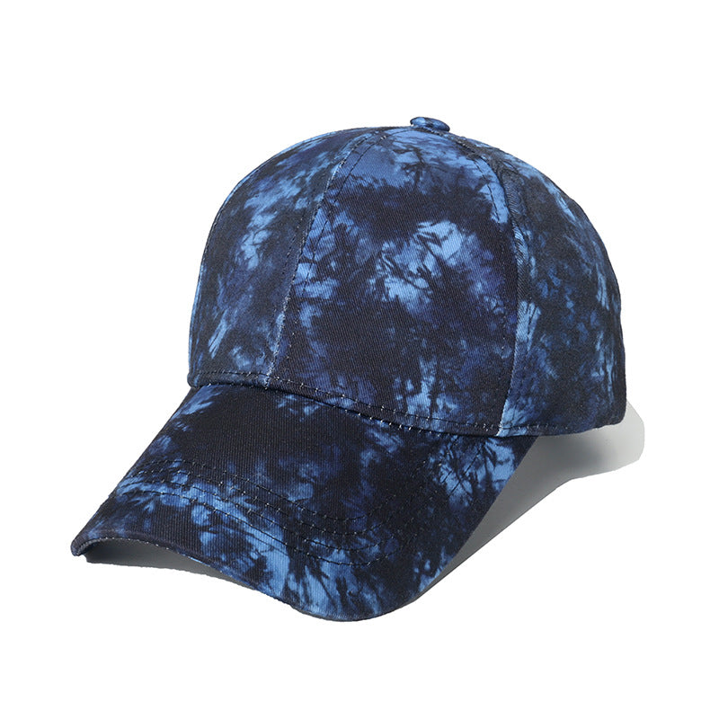 Wholesale Hip Hop Visor Tie Dye Polyester Baseball Cap