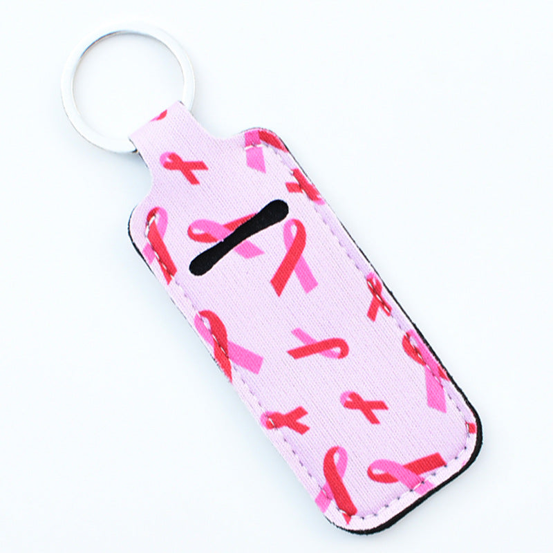 Wholesale Cactus Leopard Print Rose Flower Lipstick Set Keychain