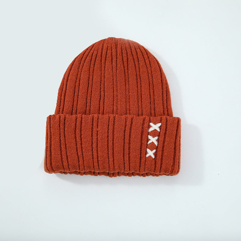 Wholesale Simple Men's and Women's Autumn and Winter Versatile Fashion Solid Color Knitted Hat