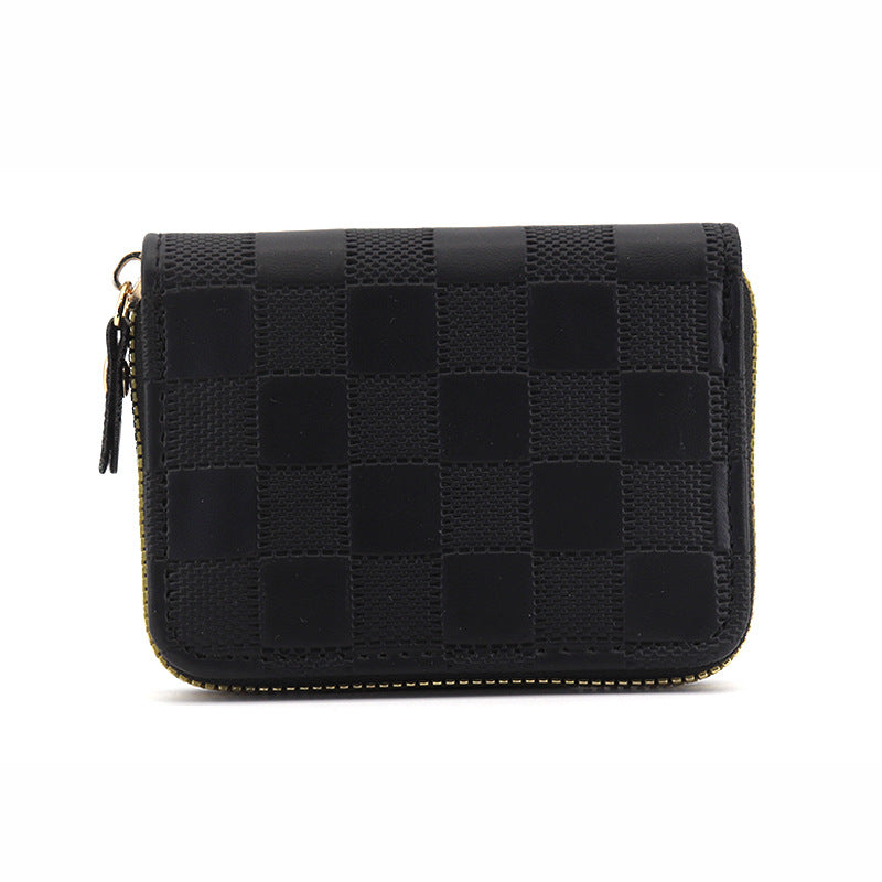 Wholesale Large-capacity plaid card holder