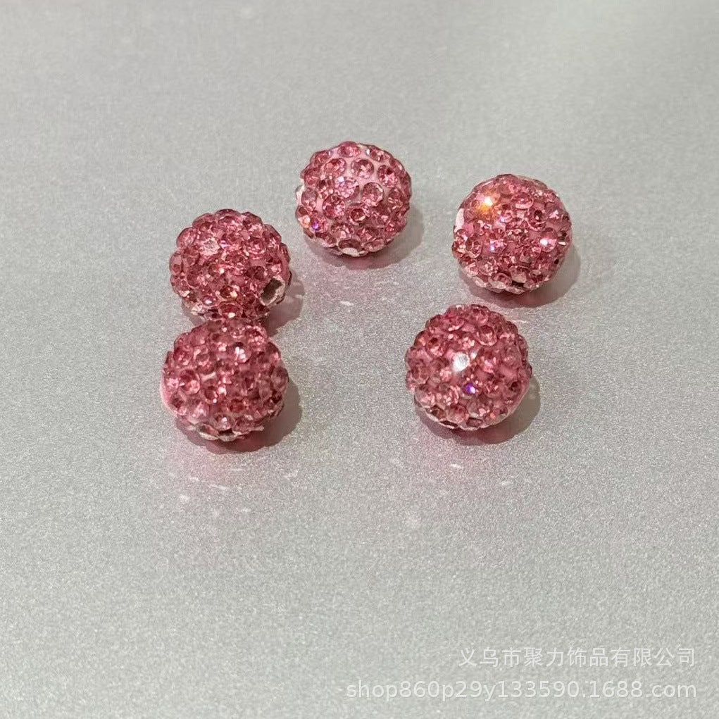 Wholesale 100pcs Polymer Clay Diamond Beads Loose Spacer Beads For DIY Jewelry Making Trendy Fashion Accessory For Resale