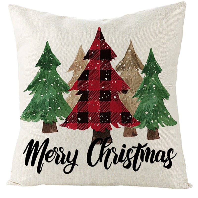 Wholesale Christmas Pillow Sets Linen Home Cushion Sets