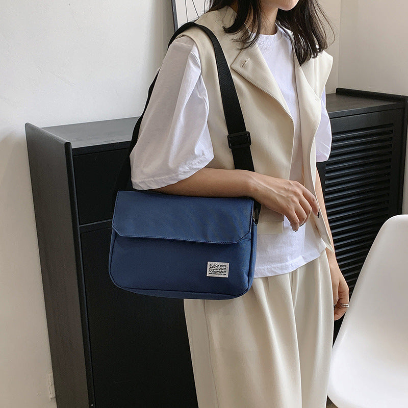 Wholesale Shoulder Cross-body, Personality Solid Color, Simple Retro Daily Travel Bag