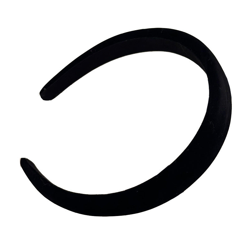 Wholesale Black velvet headband wide-brimmed high-end French retro headband