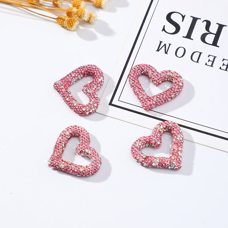 Wholesale 100PCS Valentine’s Day DIY Hollow Love Beads