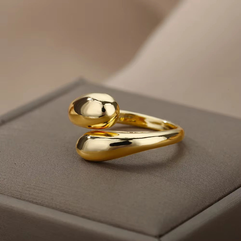 Wholesale Stainless Steel Ring Niche Design Luxury Ring