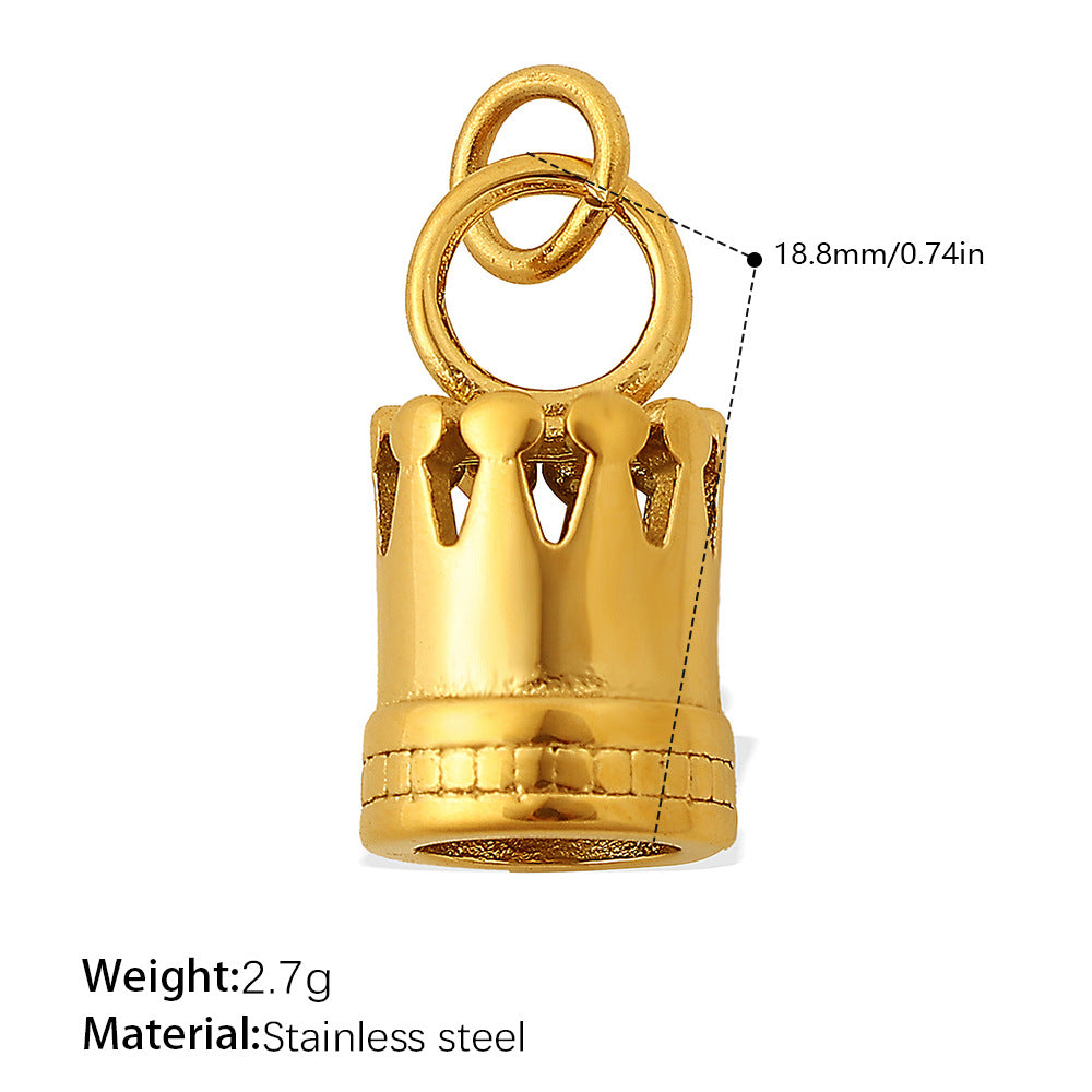 Wholesale Ocean style retro key heart-shaped stainless steel necklace pendant accessories