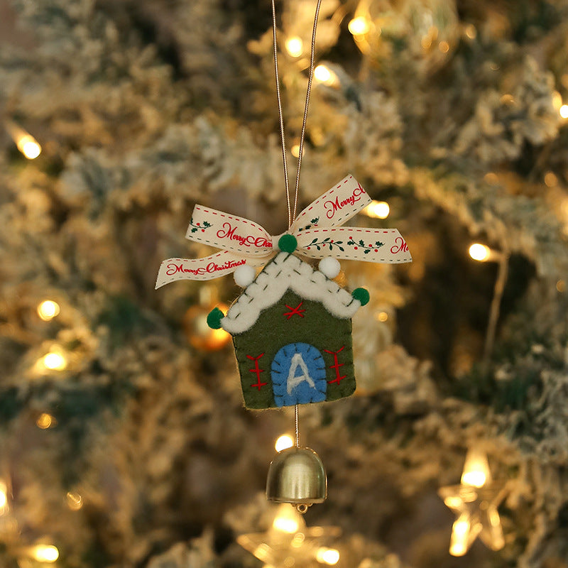 Wholesale Christmas gift plush Christmas tree pendant Christmas decoration