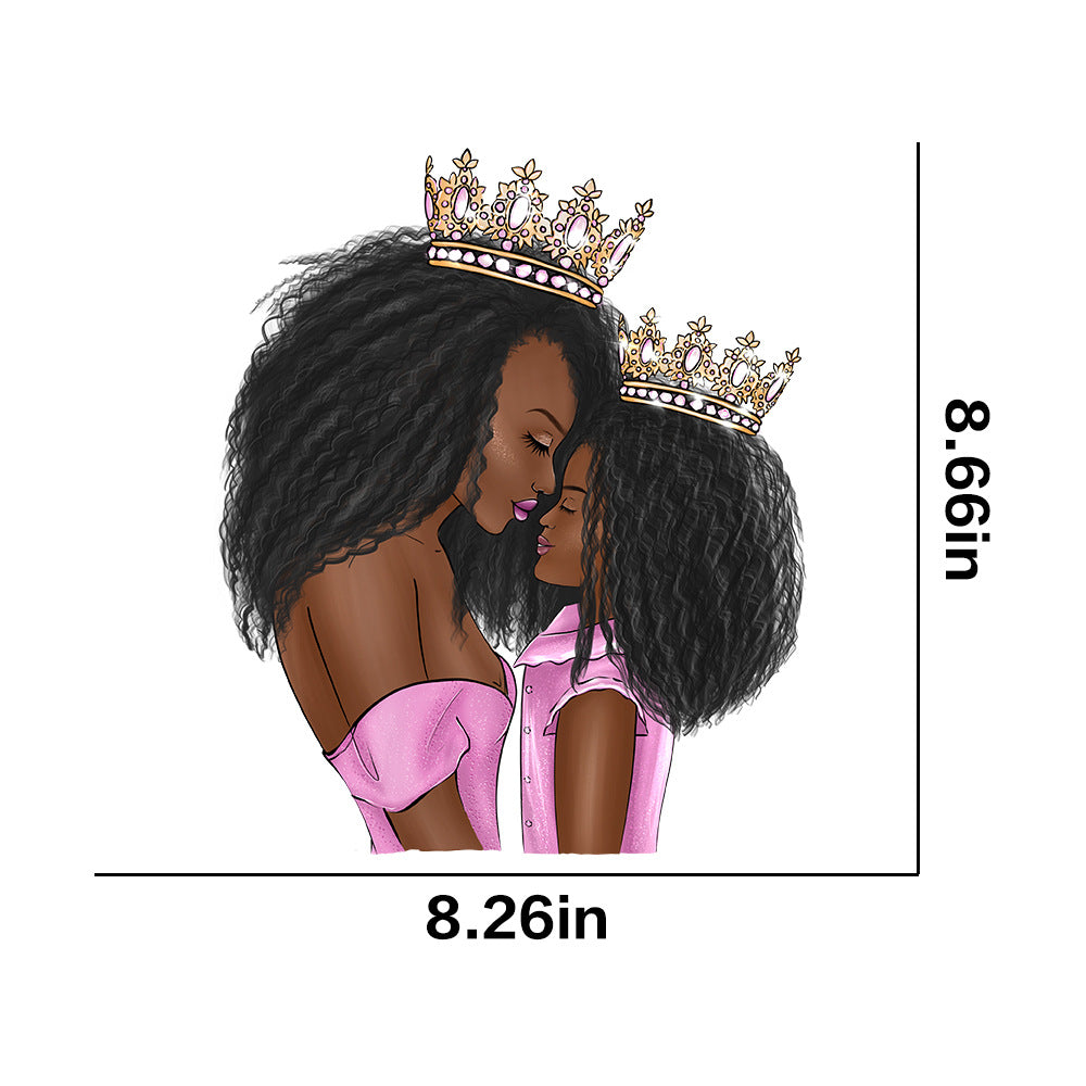 Wholesale Mother and child clothing UV DTF Ready to Press Transfers Wraps