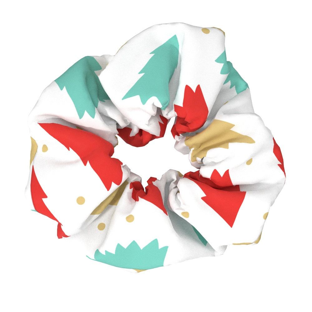 Wholesale Christmas Large Intestine Fabric Hair Ties