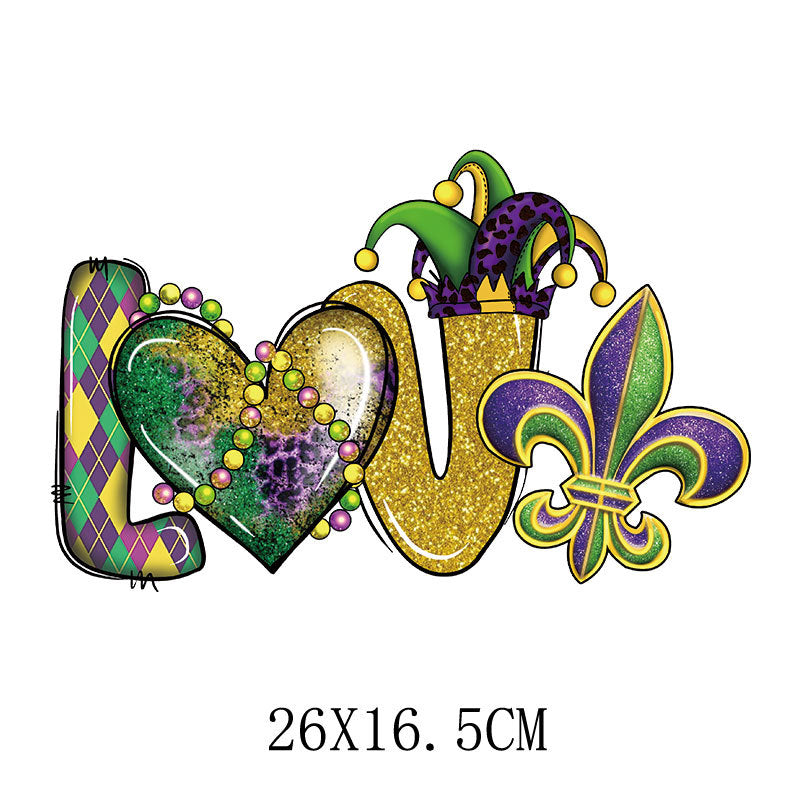 Wholesale Carnival Printed Hot Stamps   UV DTF Ready to Press Transfers Wraps