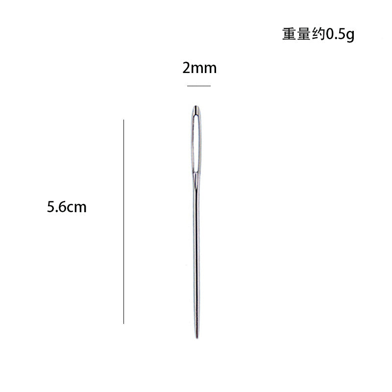 Wholesale 25pcs Household Pointed Hand Sewn Blunt Head Gold Tail Sewn Quilt Cross Stitch Sewing Needle