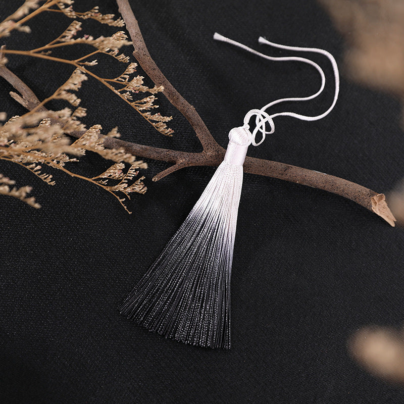 Wholesale 10pcs 10CM Gradient Tassel Ear Pendant Accessories