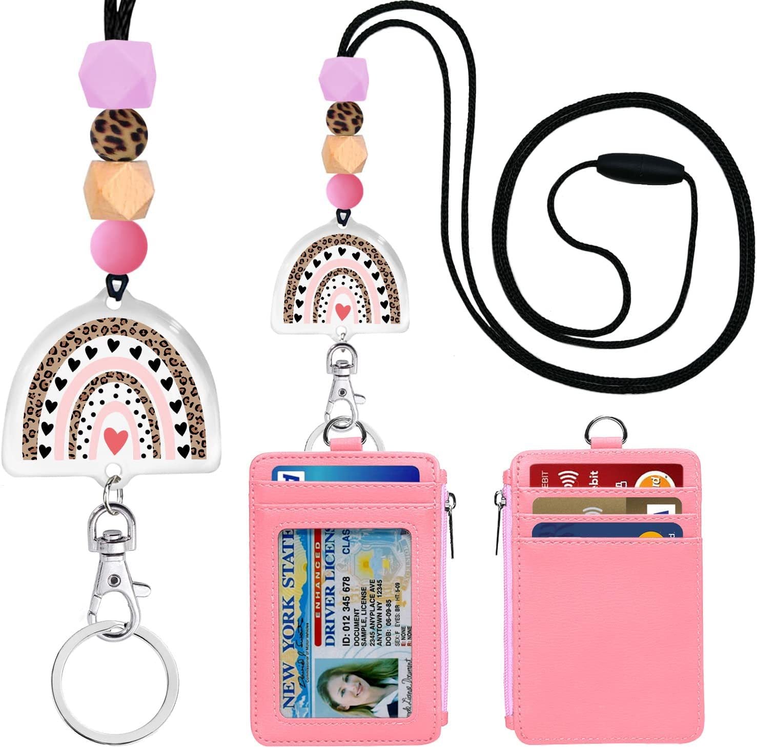 Wholesale Leather ID Protection Cases Keychains