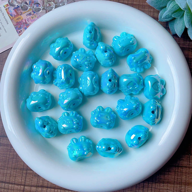 Wholesale   5pcs/pack Cute cartoon bunny loose beads Acrylic Beads