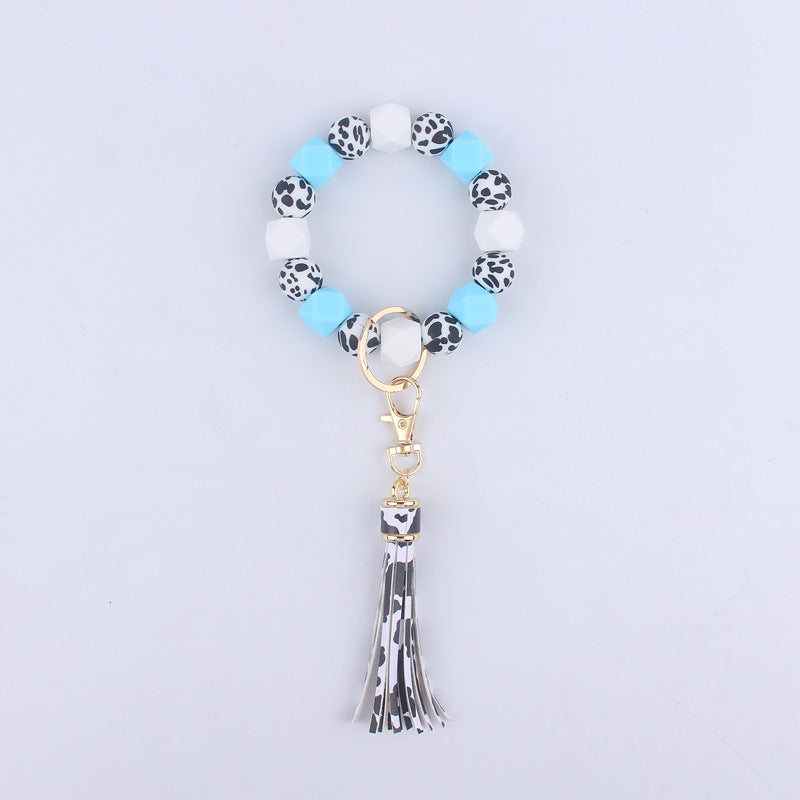 Wholesale Little Daisy Silicone Wrist Keychain