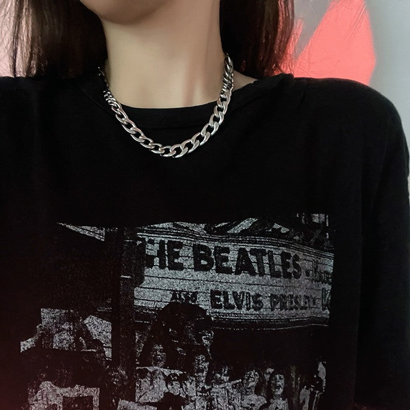 Wholesale Titanium Steel Non-fading Men's Necklace