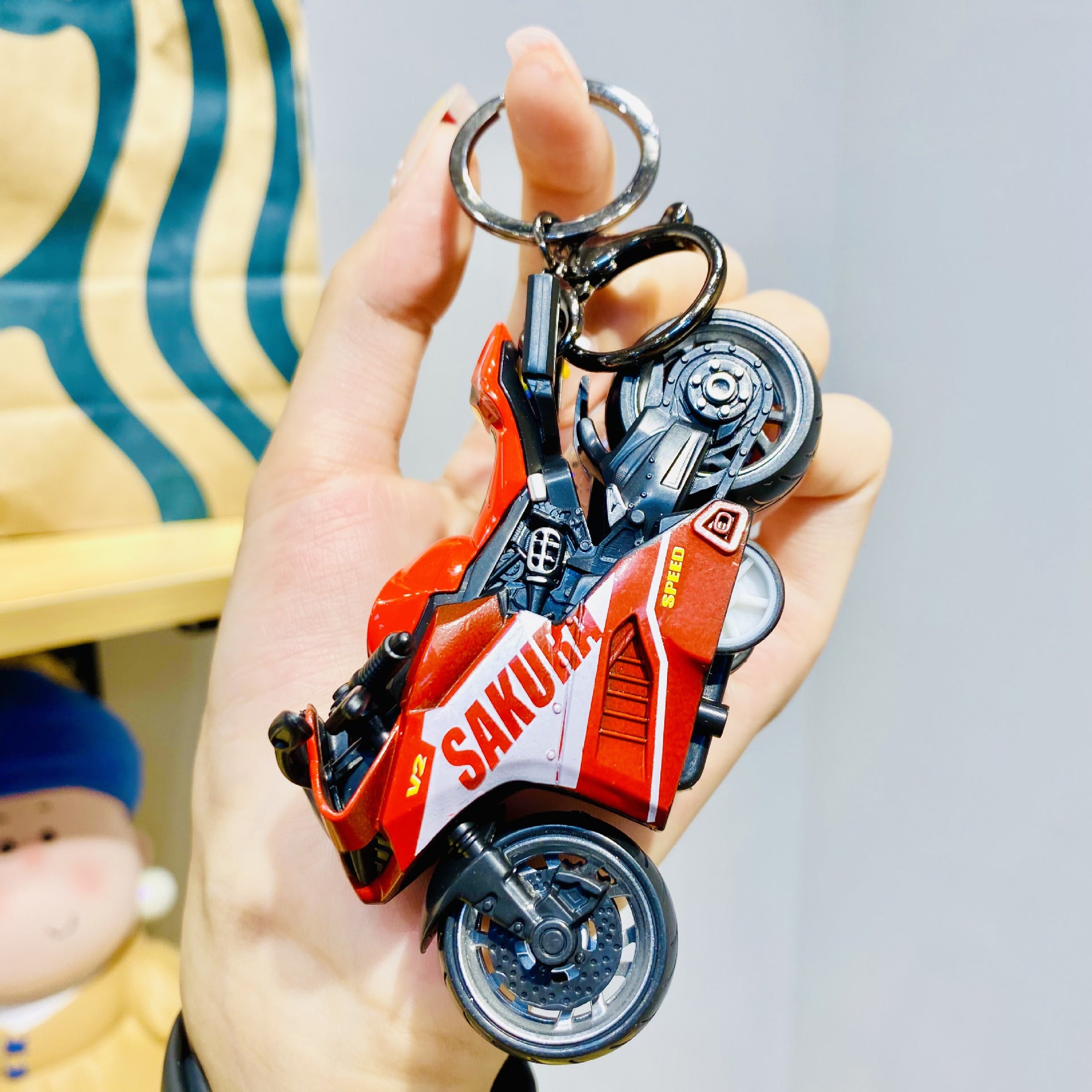 Wholesale Motorcycle Model Zinc Alloy Keychains