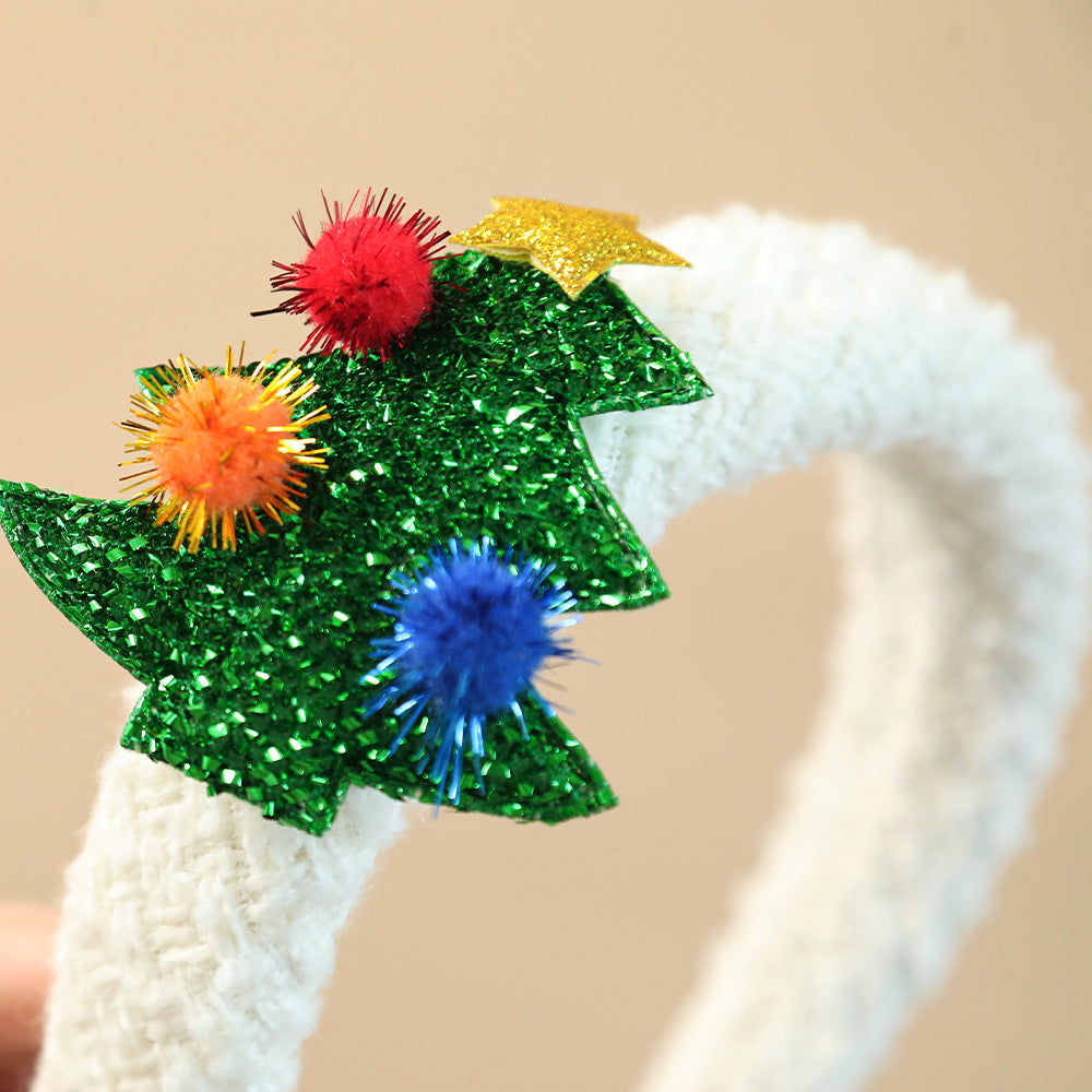 Wholesale Christmas Fabric Hair Bands