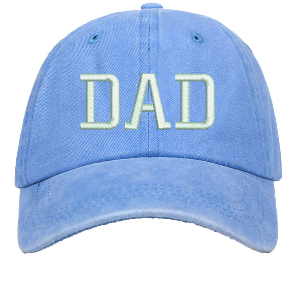 Wholesale Washed Cotton DAD MOM 3D Embroidered Baseball Cap