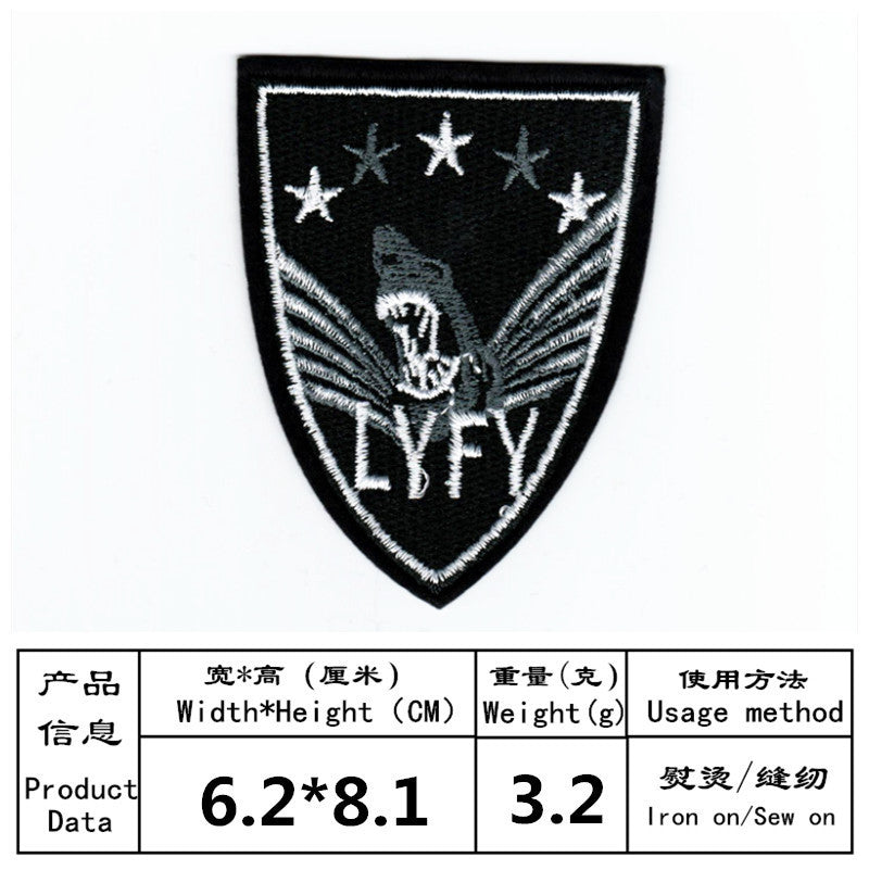 Wholesale Independence Day flag with diverse letters DIY Patches