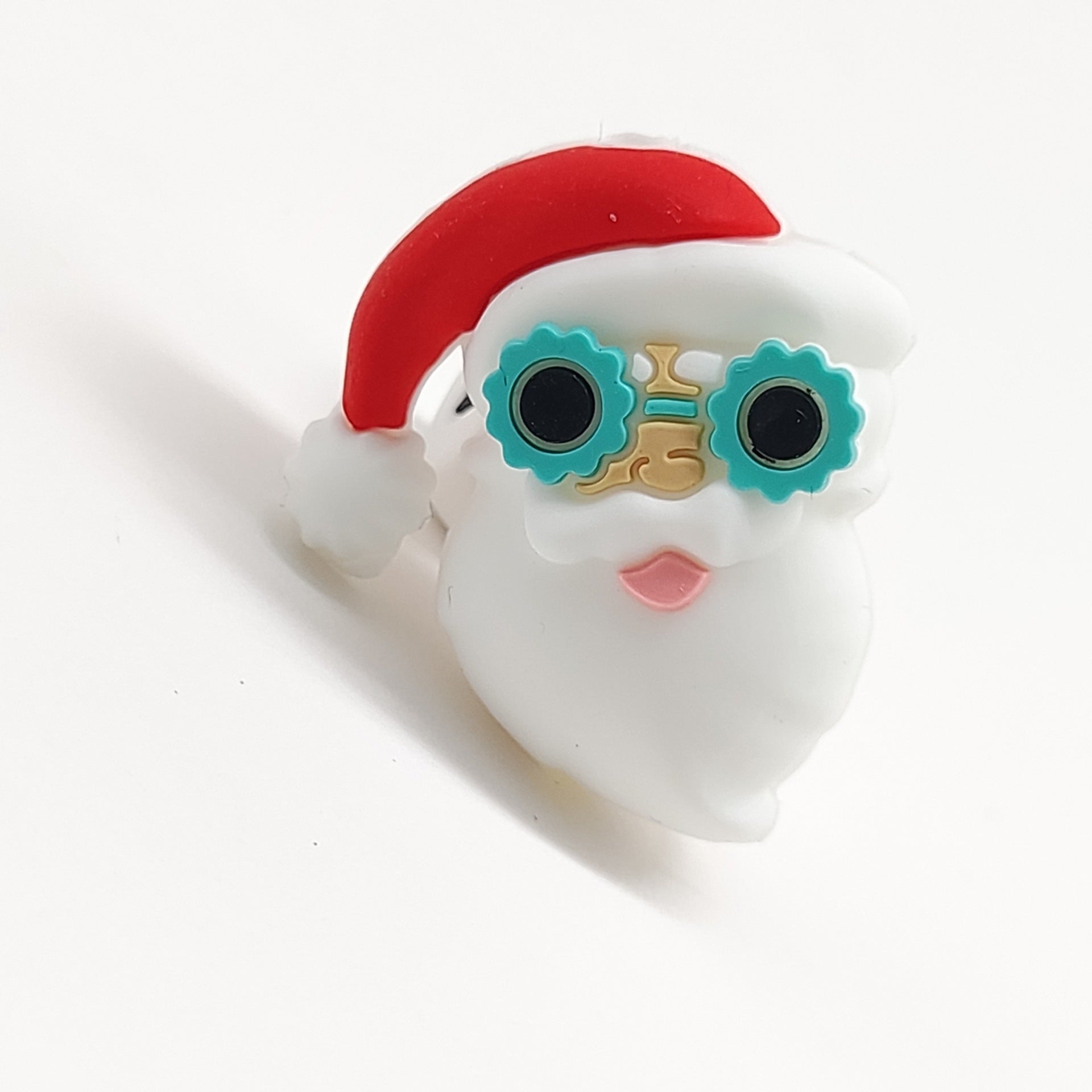 Wholesale 20pcs Christmas cartoon silicone bead string  Focal Beads