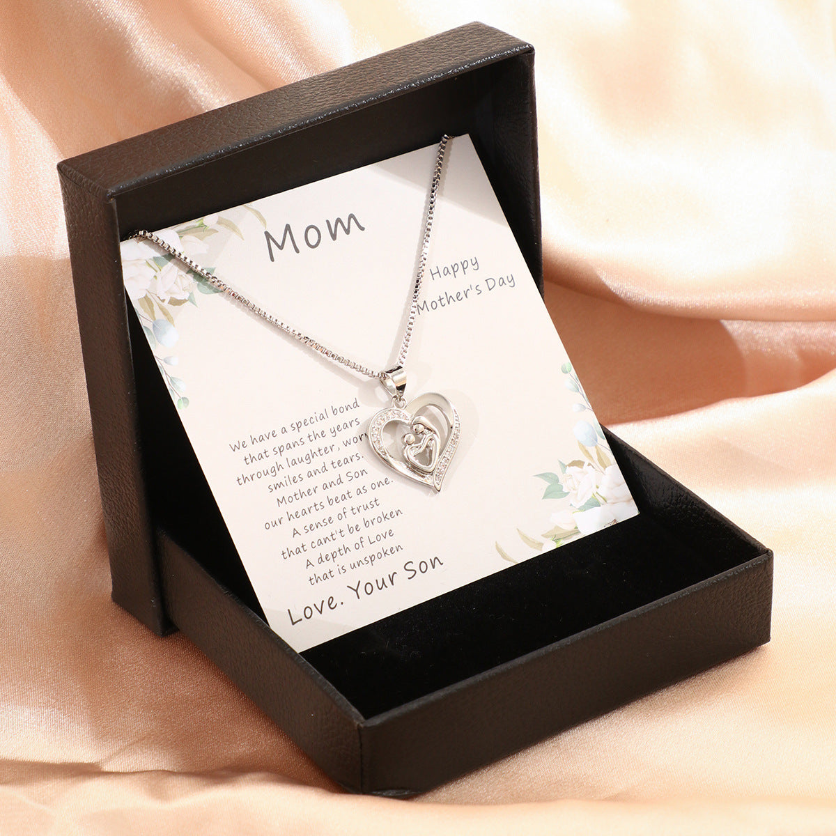 Wholesale Mother's Day Alloy Necklace Gift Box