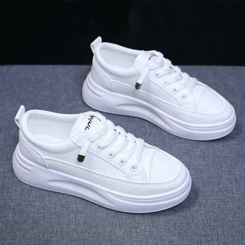 Wholesale Ladies Leather White Shoes