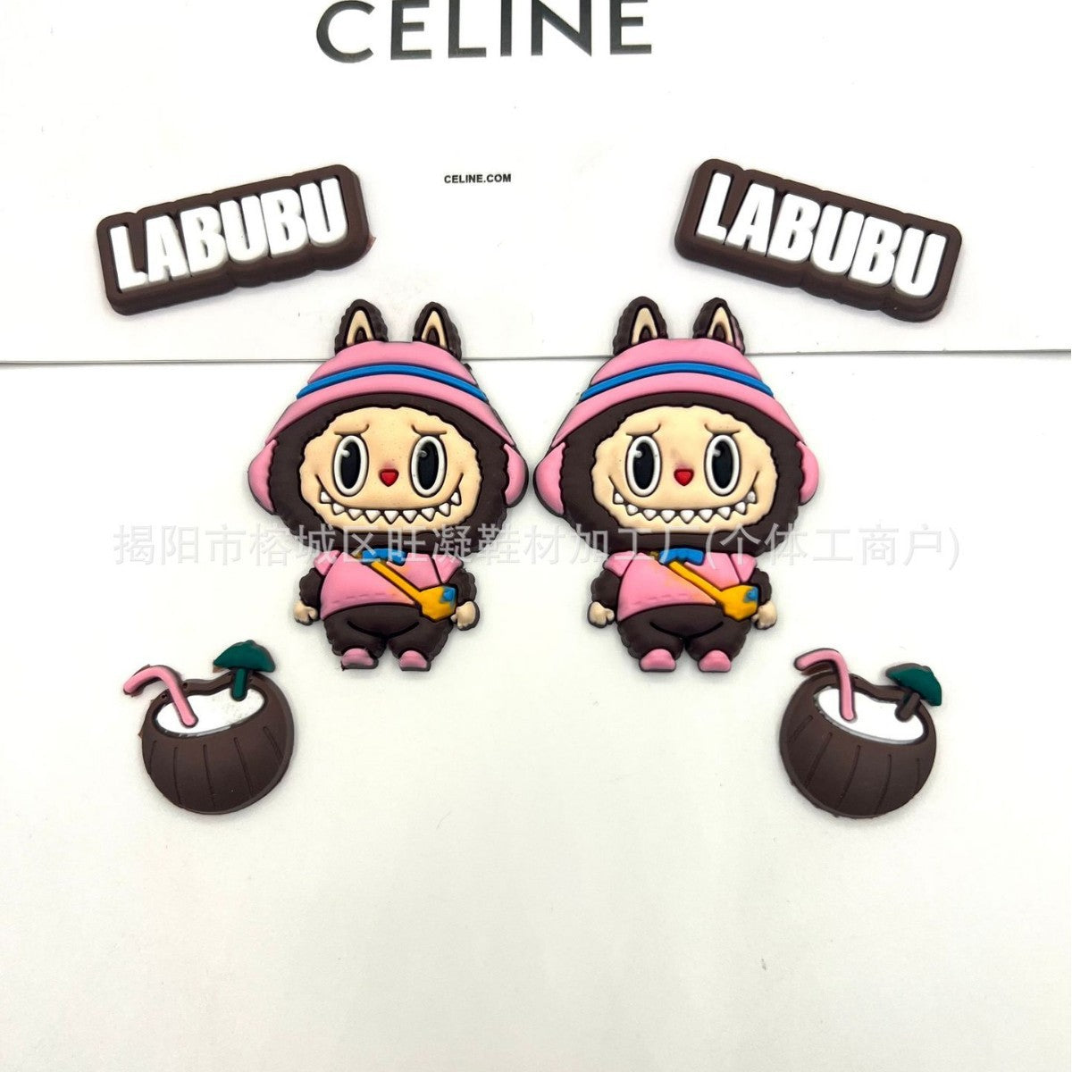 Wholesale DIY Perforated Shoe Buckles DIY Soft Rubber Shoe Buckles OLY Exclusive