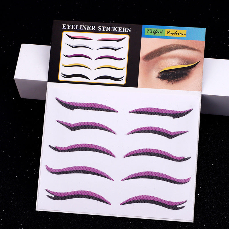 Wholesale Europe and America Eyeliner Patch Eye Shadow Cat Eye Makeup Double Eyelid Patch