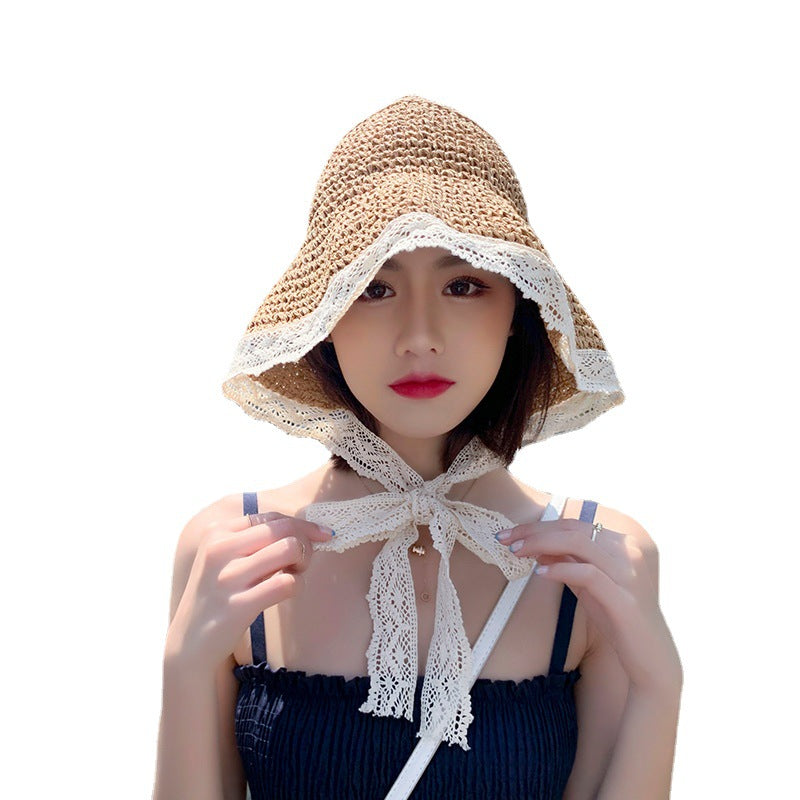 Wholesale Lace Straw Hat