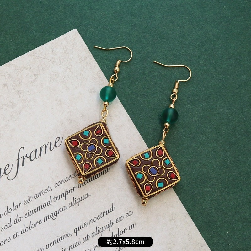 Wholesale Nepal Minimalist Alloy Earrings