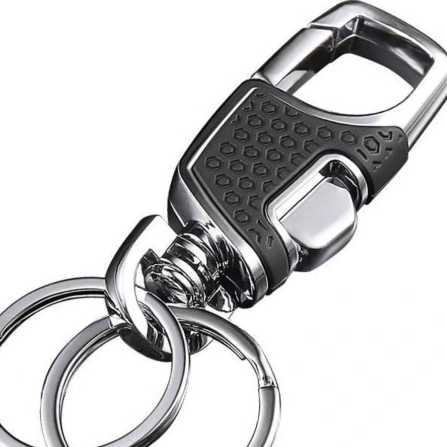 Wholesale Metal car keychain opens with one click