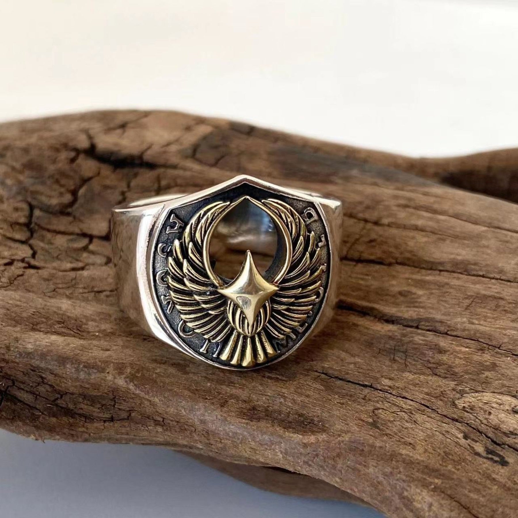 Wholesale Vintage Rock Open Alloy Ring