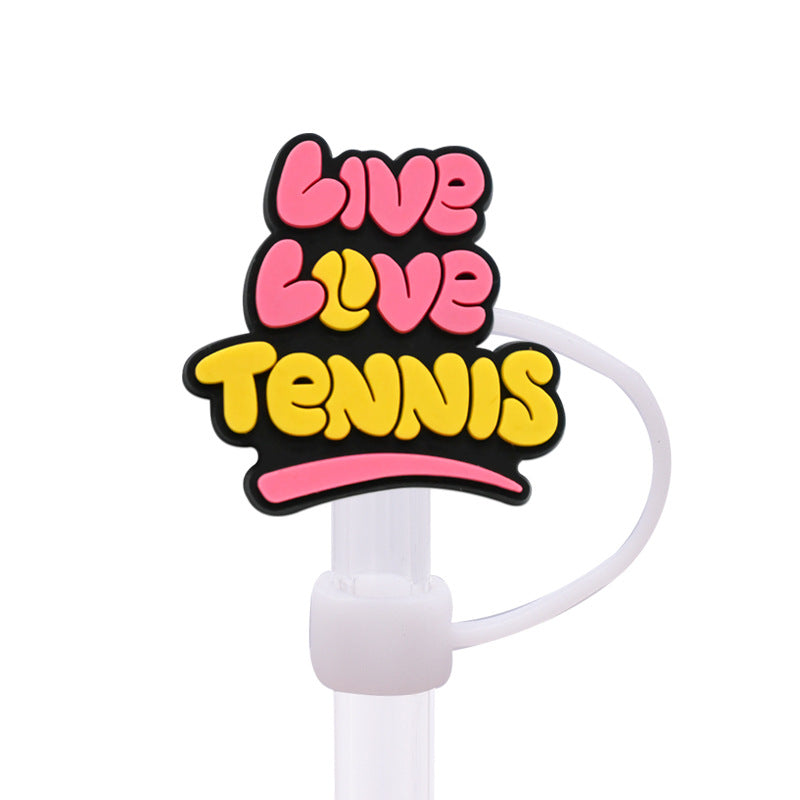 Wholesale Random 100pcs 10MM Tennis Sports Dust Plug Straw Accessories