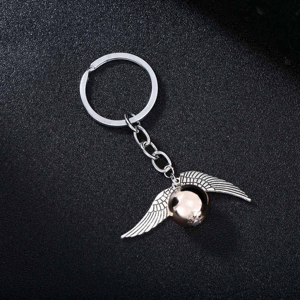 Wholesale Deathly Hallows Golden Snitch Keychain