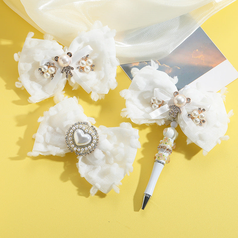 Wholesale 10pcs Heavy Industries Bear Bow DIY Beads