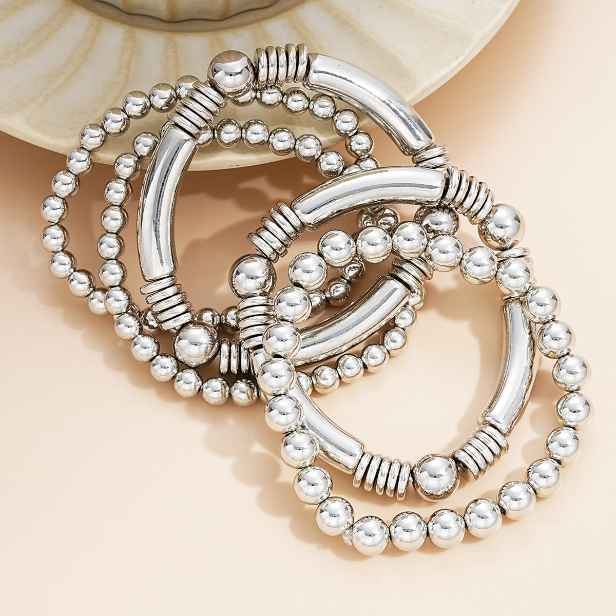 Wholesale Bead bracelet Bohemian style personality stacking elastic bracelet