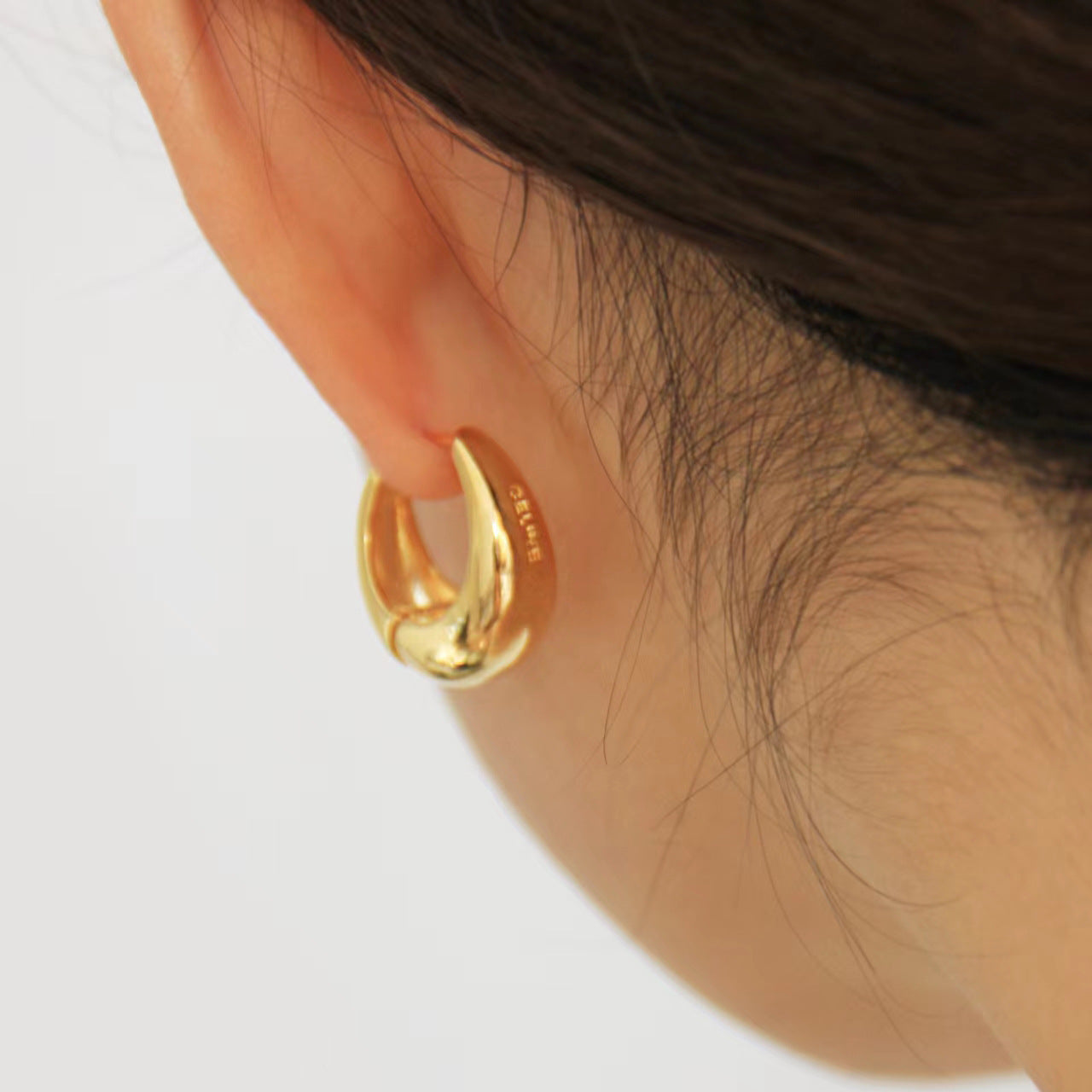 Wholesale wholesale CELI metal brass gold-plated cold style high quality earrings