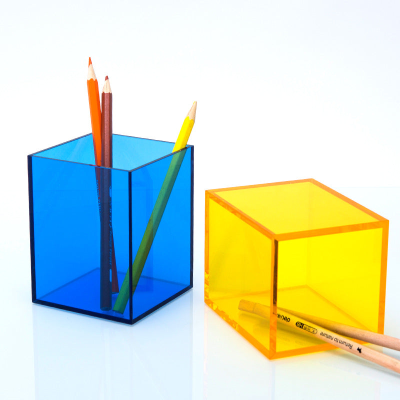 Wholesale Colorful Simple Acrylic Pen Holder  OLY Exclusive