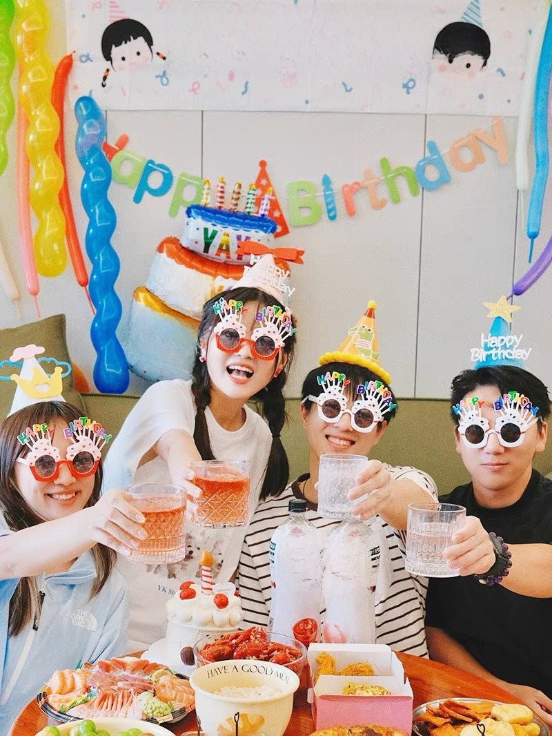 Wholesale birthday party glasses online celebrity funny photography sunglasses children's party scene decoration props