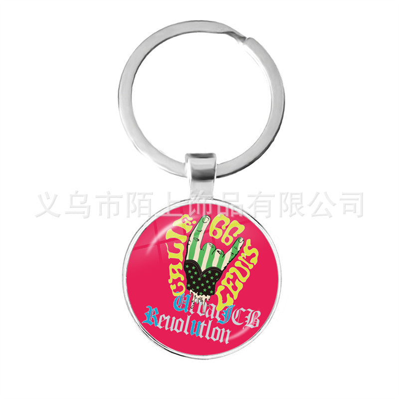 Alma de la aleación de zinc victoria de gesto de gesto de rock