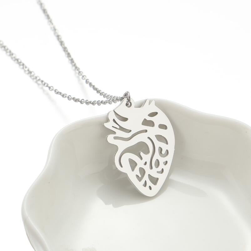 Wholesale Stainless Steel I LOVE YOU Key Clavicle Chain Necklace